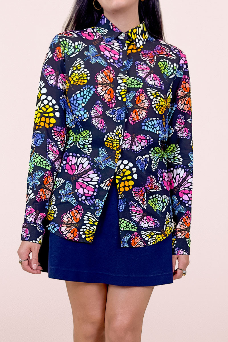 Sample Butterflies Night Shirt #1553 (M)