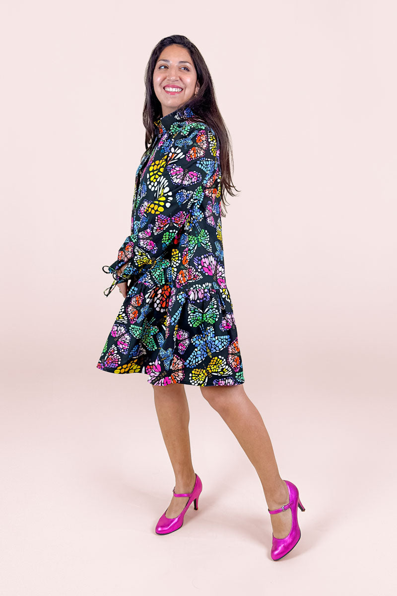 Butterflies Night Loose Dress