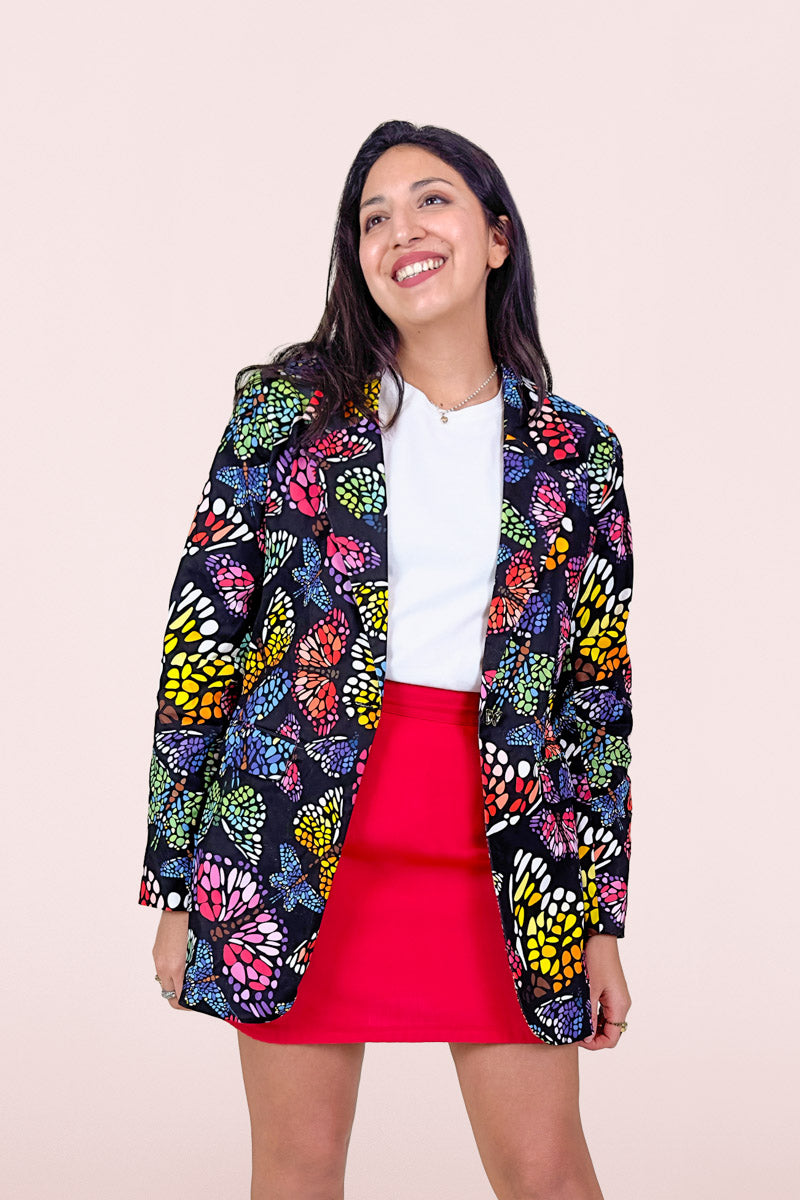 Butterflies Night Blazer