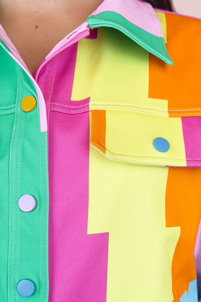 Chaqueta Colorful Stripes