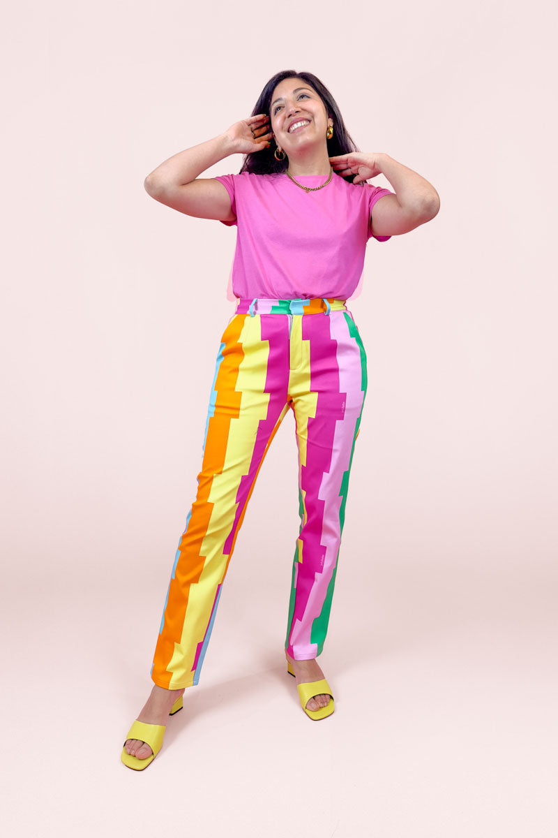 Colorful Stripes Set: Jacket + Pants