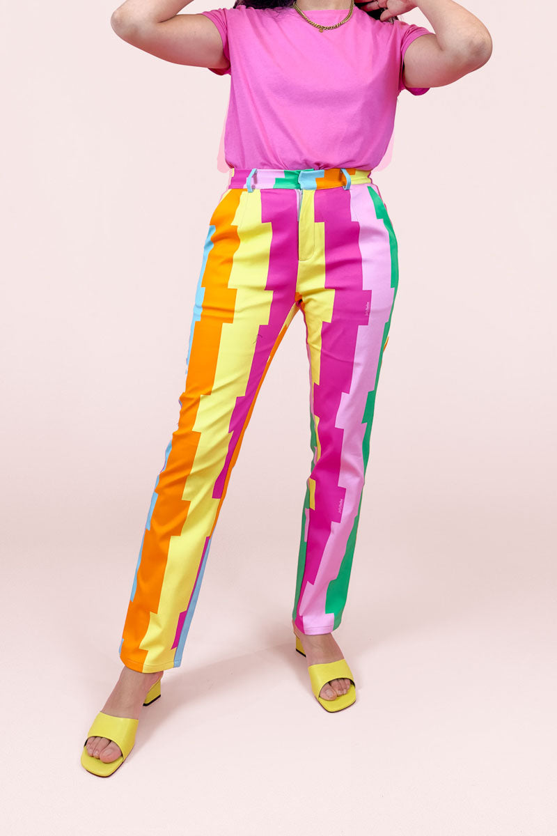 Sample Colorful Stripes Pants #2035 (L)