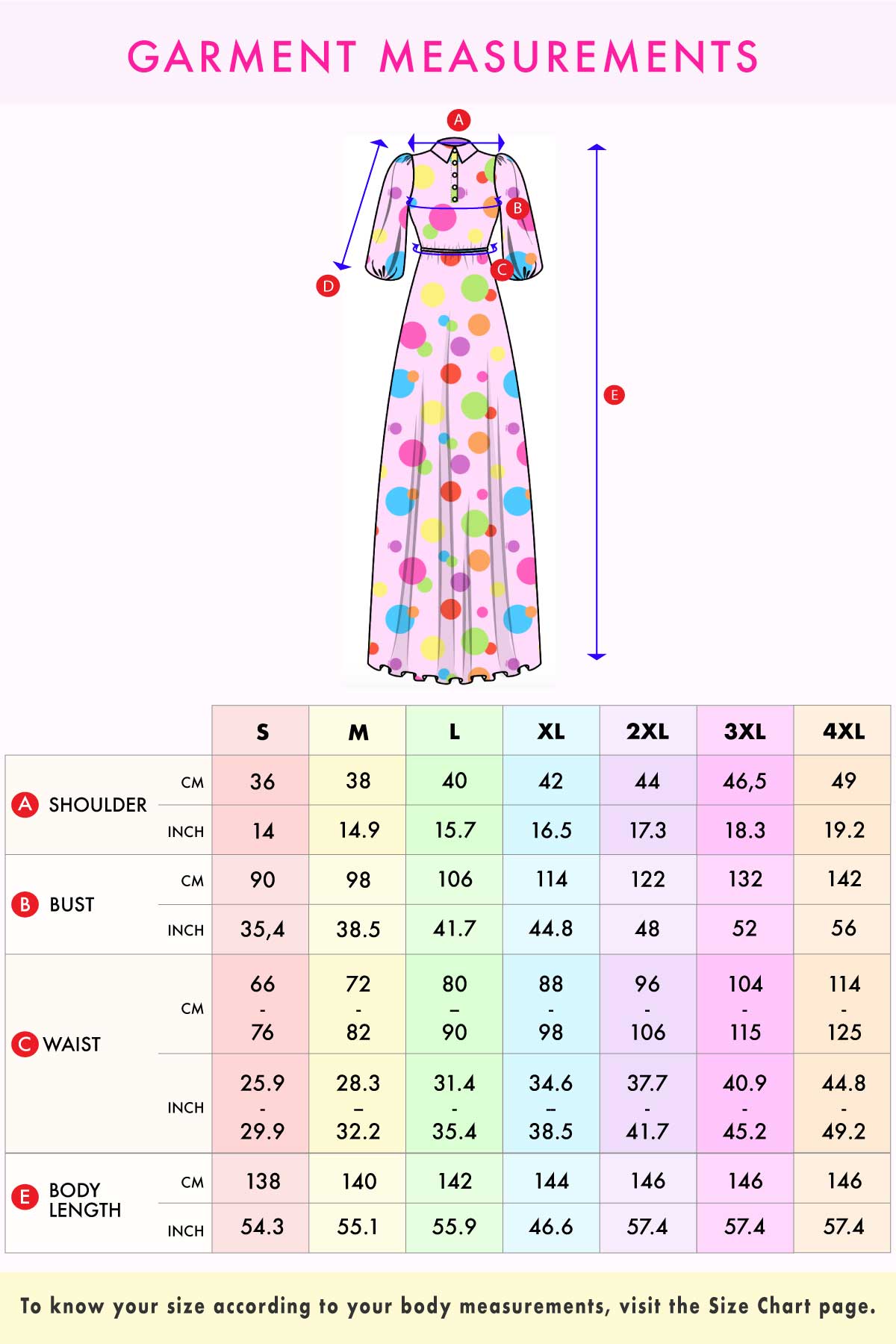 Happy Dots Langes Kleid