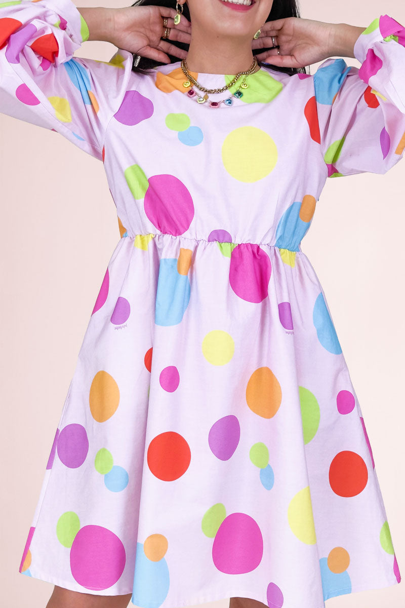 Happy Dots Short Dress