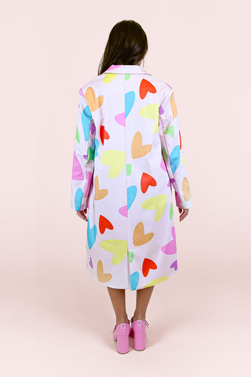 Heart Beats Midi Coat