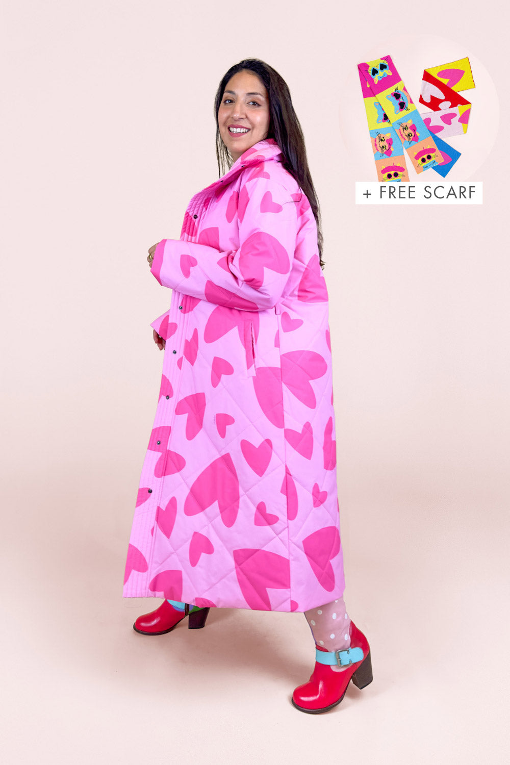 Pinky Dreams Padded Coat