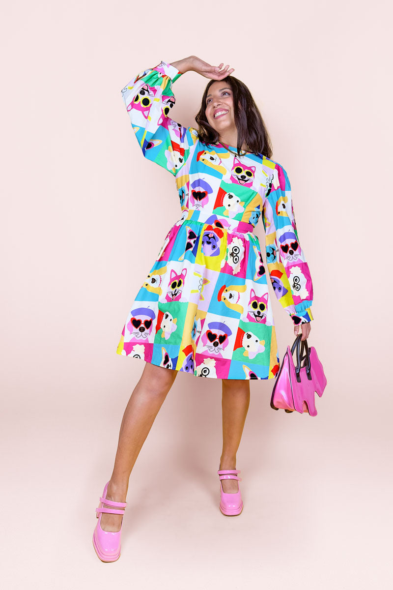 Sample Pop Dogs short Dress #2326 (3XL)