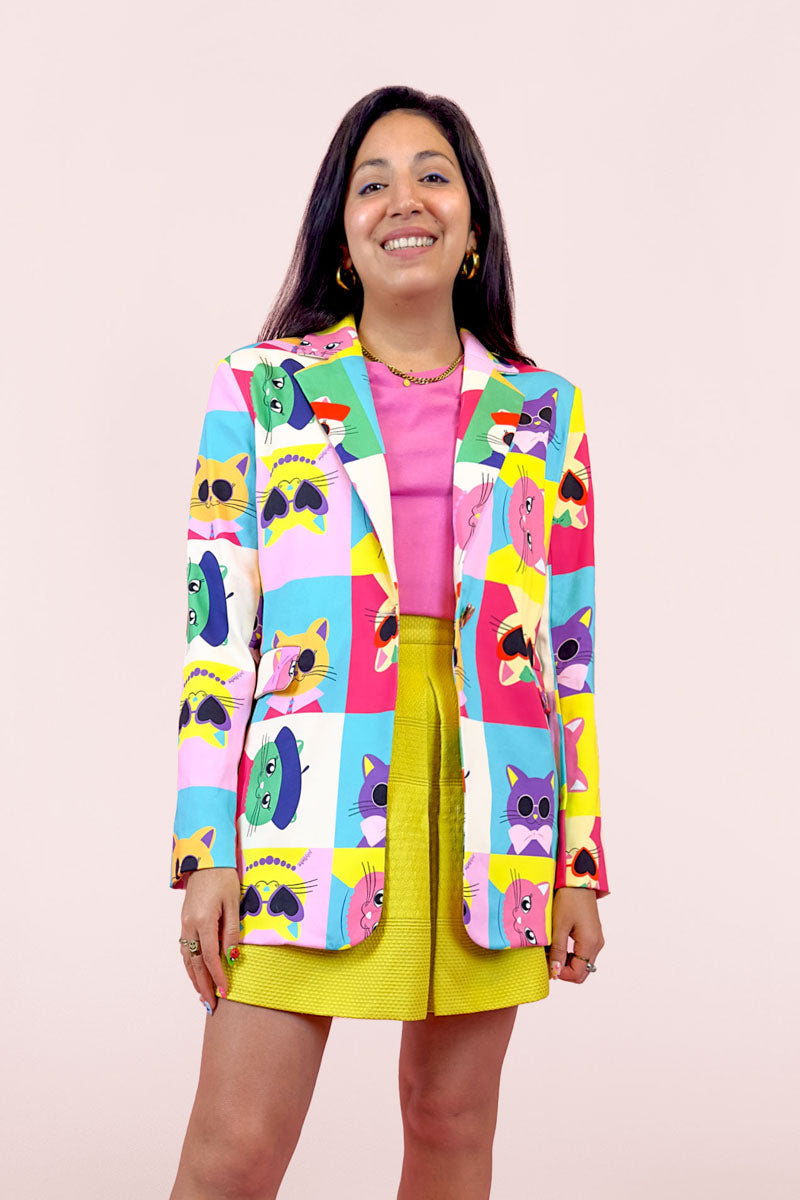 Sample Pop Cats Blazer #2296 (4XL)