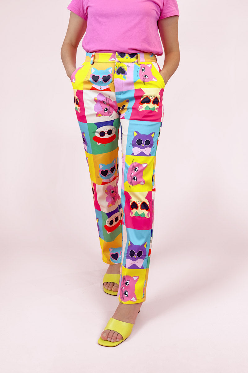 Sample Pop Cats Pants #2270 (3XL)